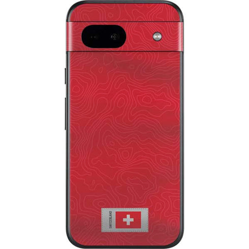Switzerland Soccer Flag Google Pixel 8a Skin